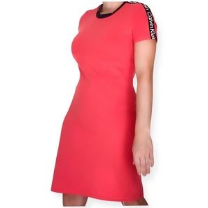 Calvin Klein Red Coral Dress